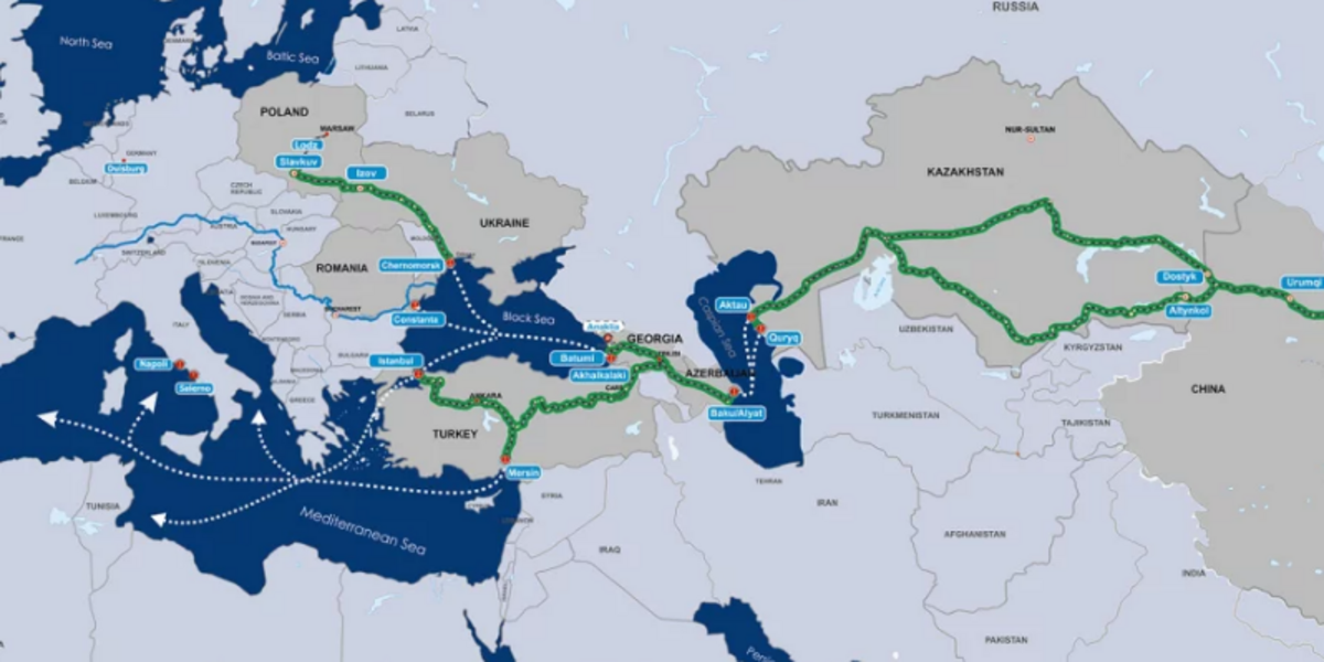 Объем грузоперевозок по Среднему коридору вырос на 62% в 2024 году