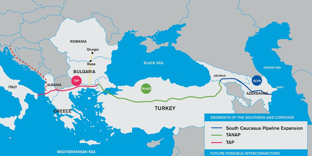 Сокращение зависимости от российского газа превратило Южный газовый коридор в стратегическую артерию - ЭКСПЕРТ
